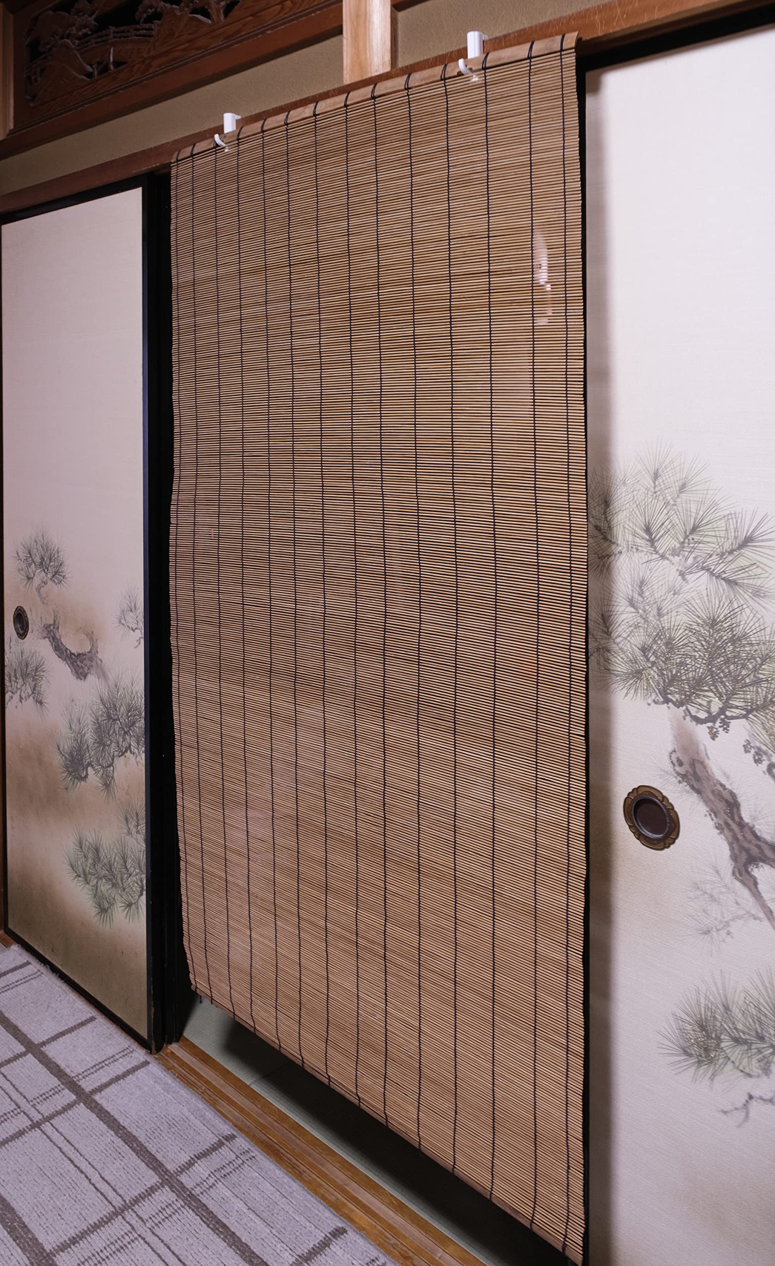 Amazon｜水勘製簾所 焼竹すだれ 室内用 (約88cm x 180cm) 和室用